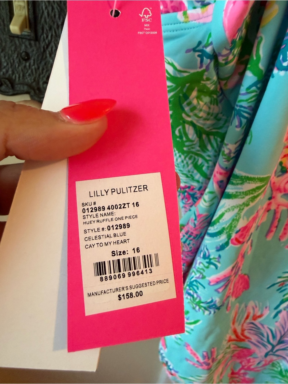 Lilly Pulitzer swimsuit NWT - Picture 3 of 6